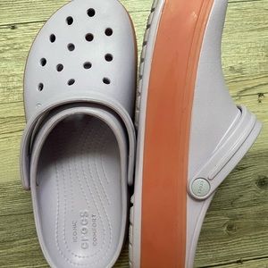 Crocs platform shoes size 10 women